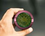 Golden Lotus Blossom Snus Storage Case Pink