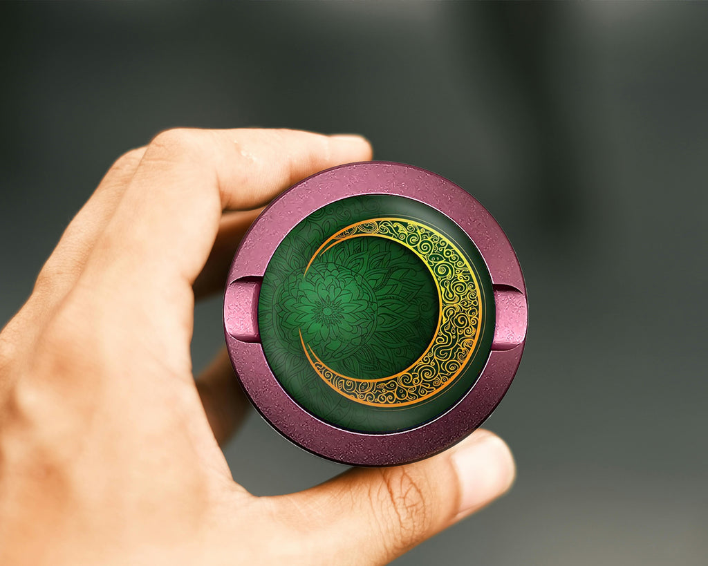 Eid Mubarak Crescent Moon With Stars Snus Storage Case Pink