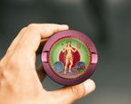 Medieval Venus Planetary Zodiac Snus Storage Case Pink