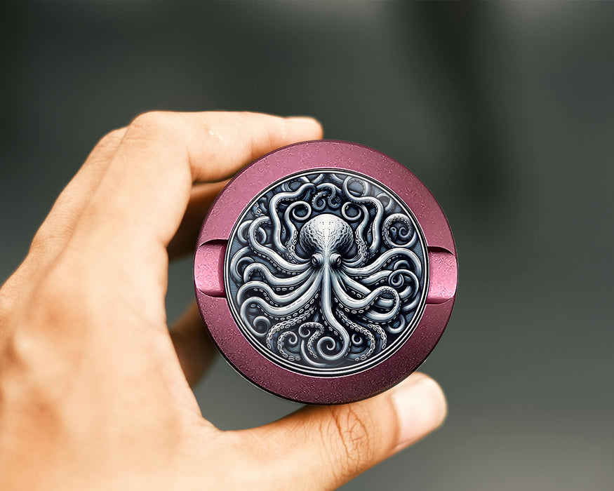 Kraken Octopus Zyn Storage Case Pink