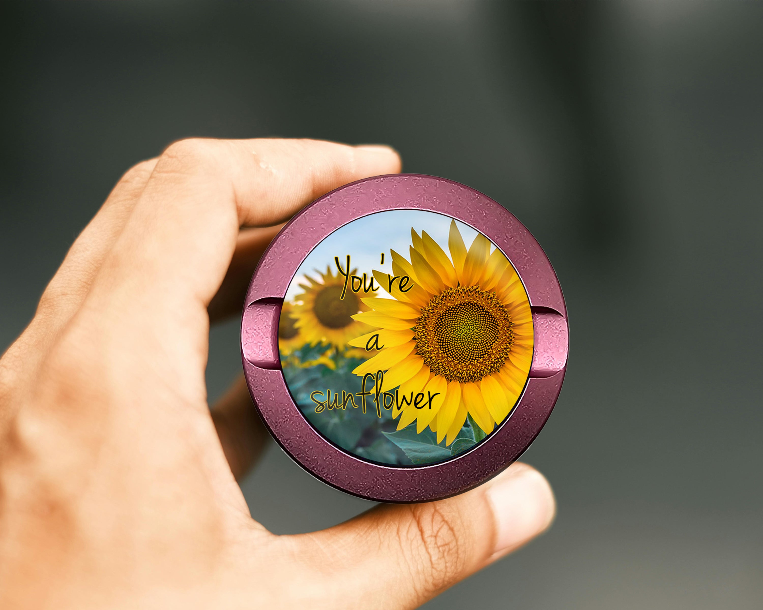 You're a Sunflower Snus Storage Case Pink