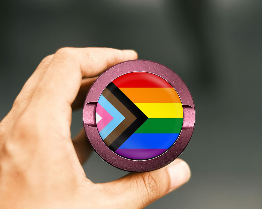 Progressive Pride Flag LGBTQ+ Inclusive Snus Storage Case Pink