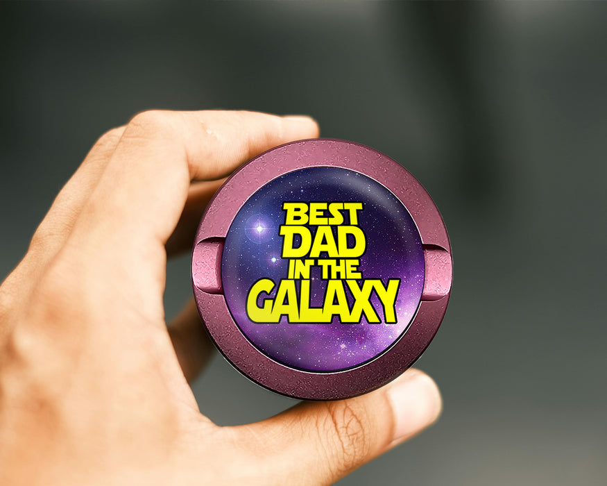 Best Dad In The Galaxy Zyn Storage Case Pink