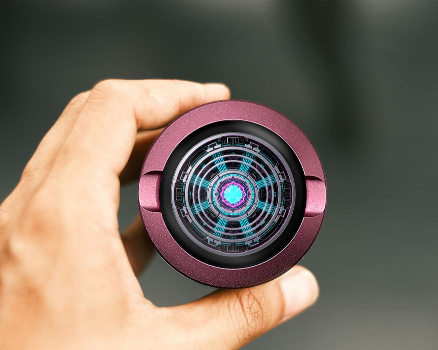 Futuristic Energy Core Seal Zyn Storage Case Pink