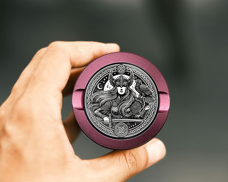 Freya Norse Goddess Snus Storage Case Pink