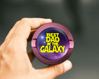 Best Dad In The Galaxy Snus Storage Case Pink