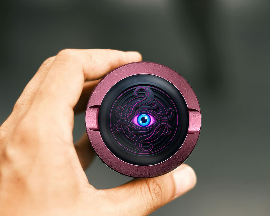 Neon Eye Chaos Sigil Snus Storage Case Pink