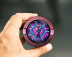 Neon Cosmic Warrior Goddess Snus Storage Case Pink