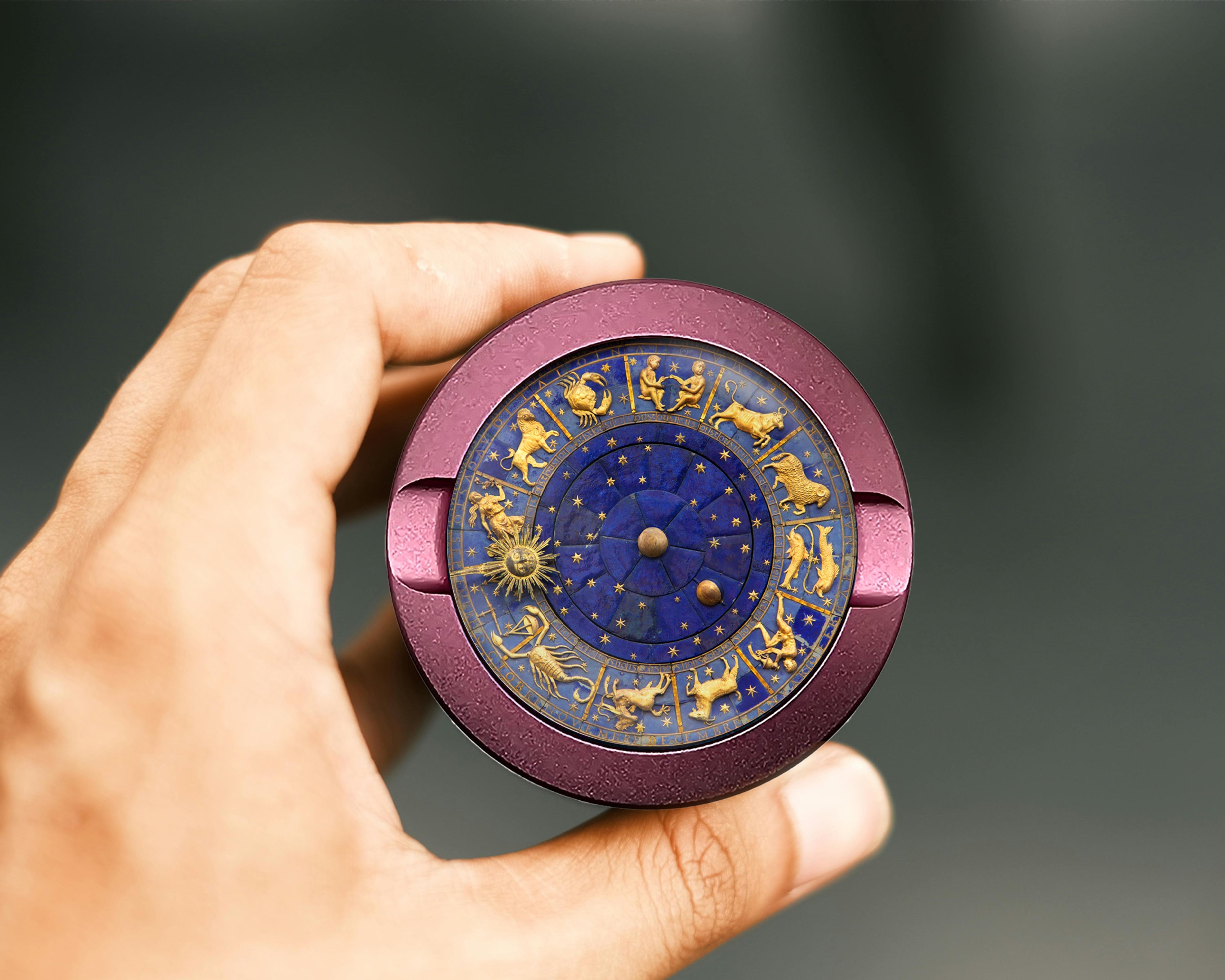 Zodiac Astrology, Signs Of The Zodiac Snus Storage Case Pink