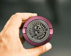 Death Metal Skull and Guitar Snus Storage Case Pink