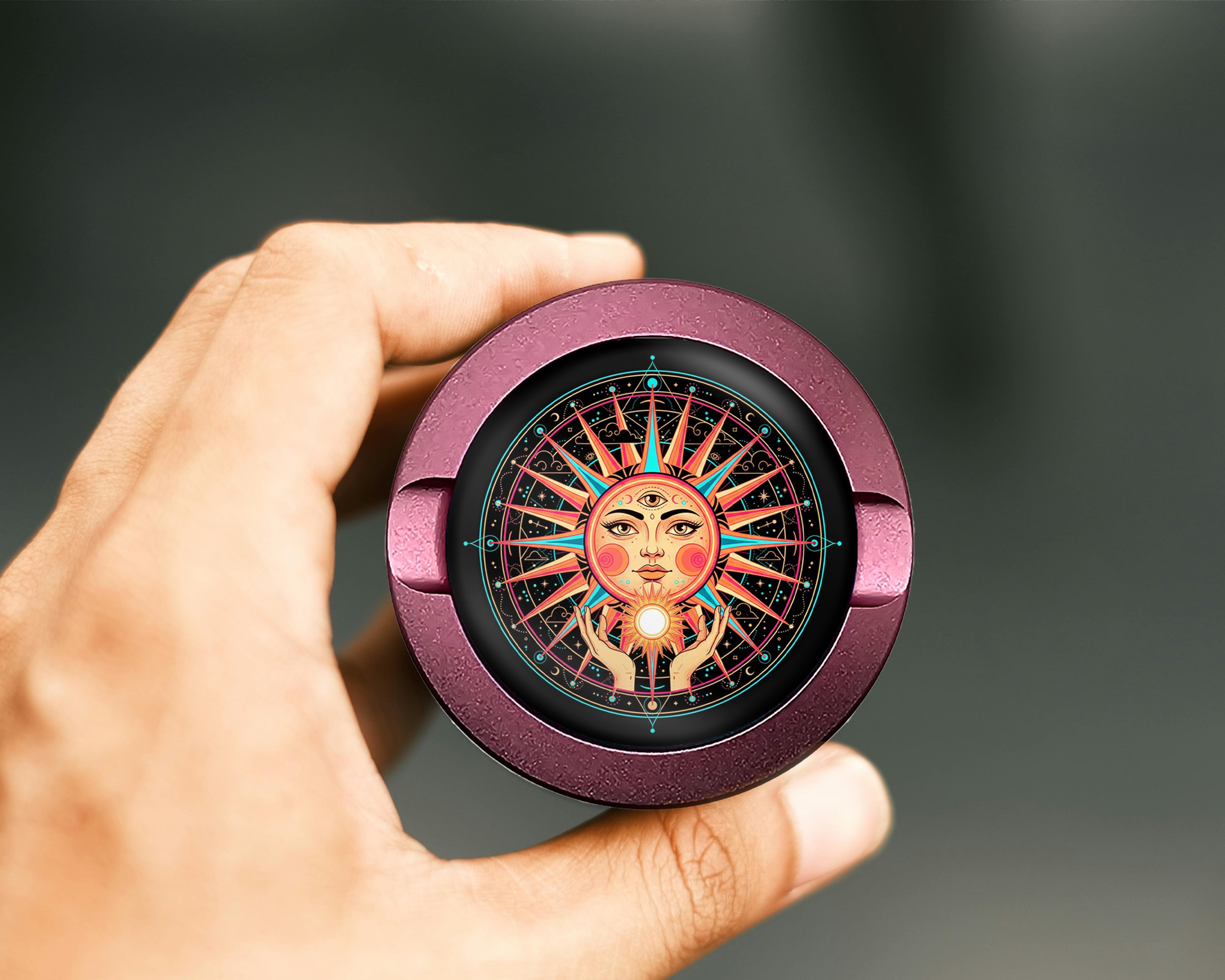 Third Eye Solar Goddess Snus Storage Case Pink
