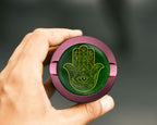 Golden Hamsa Hand Snus Storage Case Pink