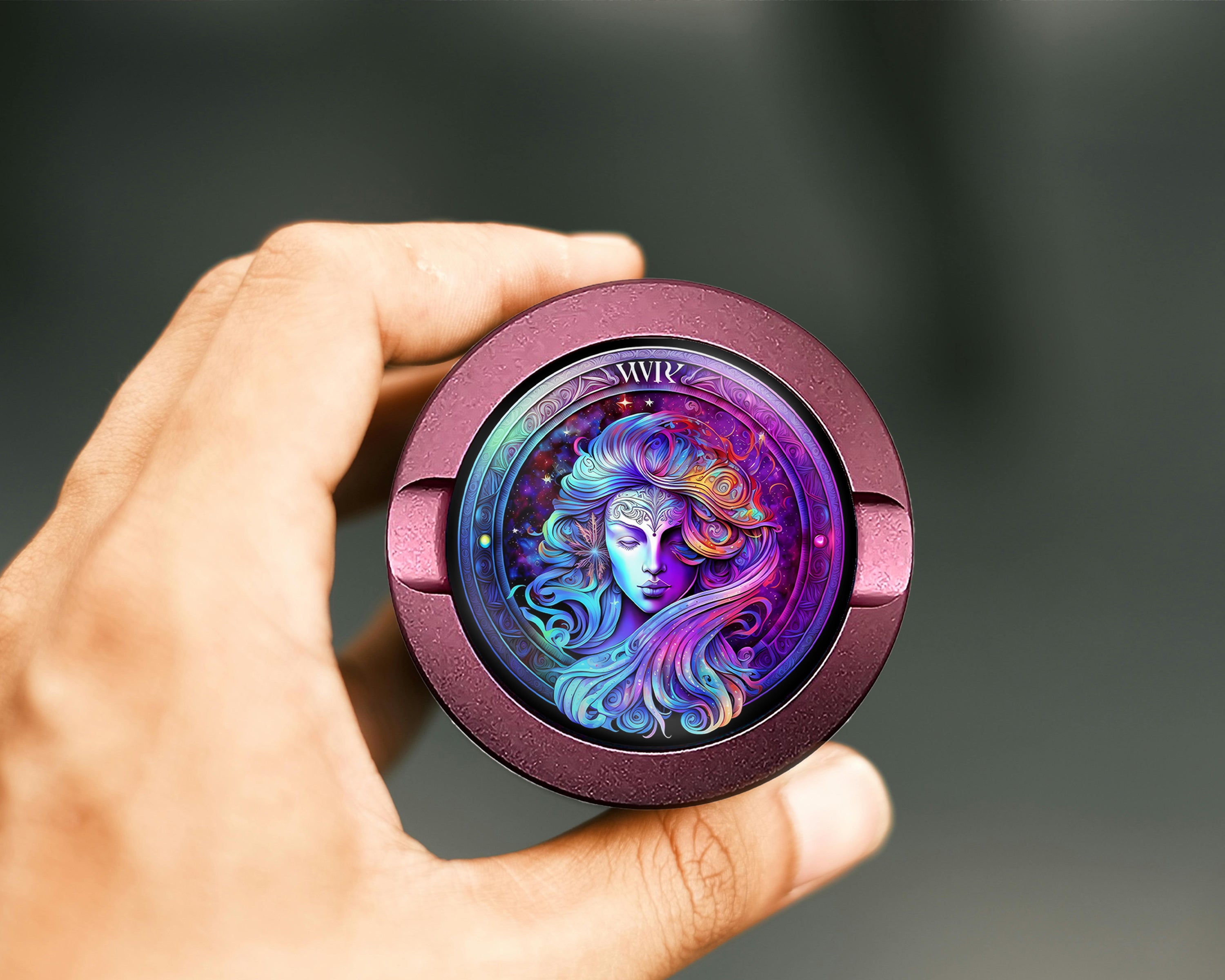 Virgo Zodiac Sign Gift Snus Storage Case Pink