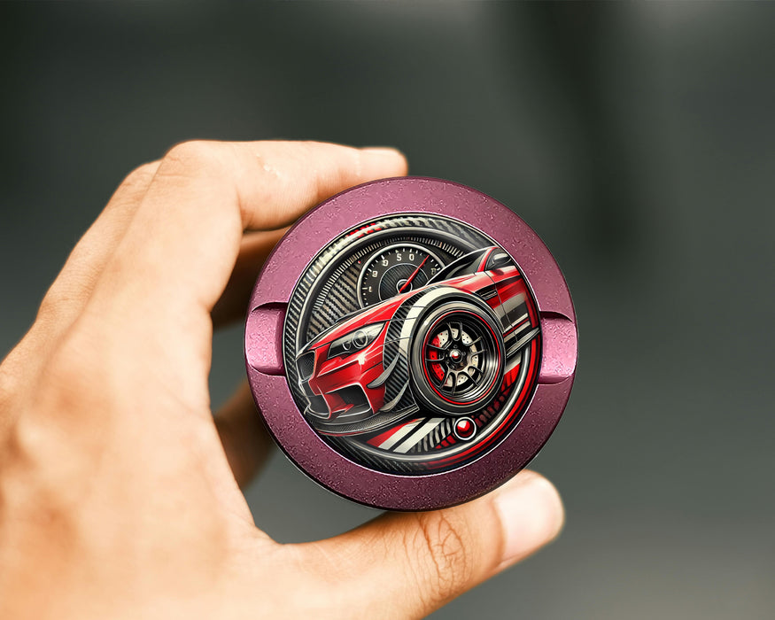 Racing Stripes Snus Storage Case Pink