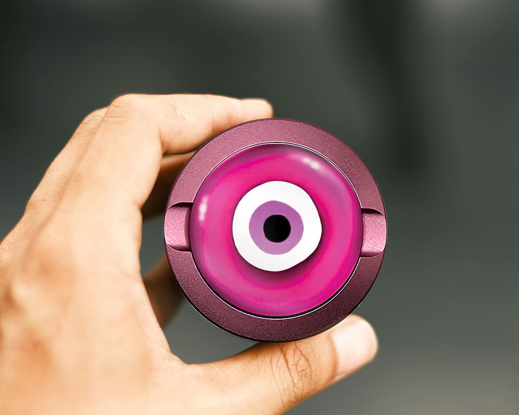 Pink Evil Eye Nazar Amulet Snus Storage Case Pink
