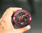 Racing Stripes Snus Storage Case Pink