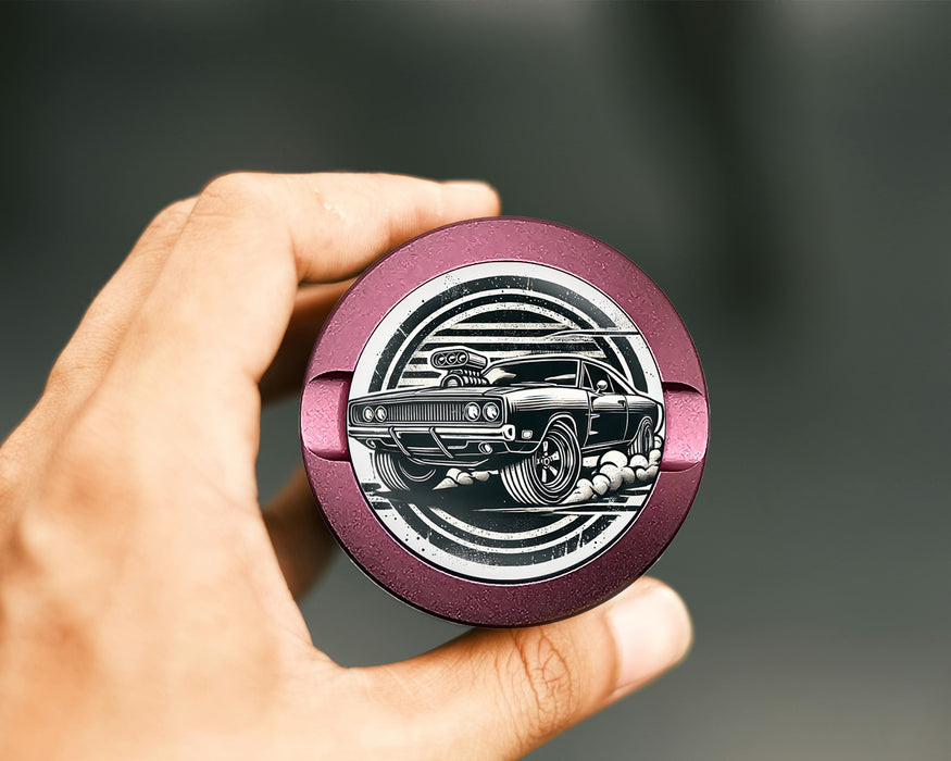 Muscle Car Snus Storage Case Pink