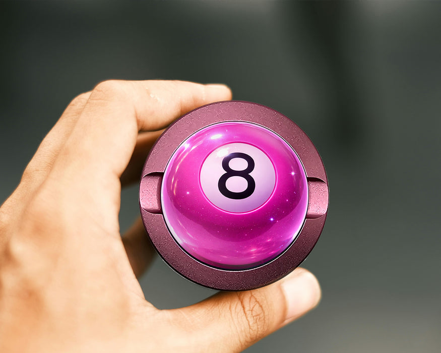 Glossy Pink Magic 8 Ball Pop Aesthetic Snus Storage Case Pink