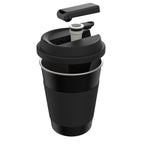 White Cupro Ceramic Mug – Concealed Storage Design for Home or Office