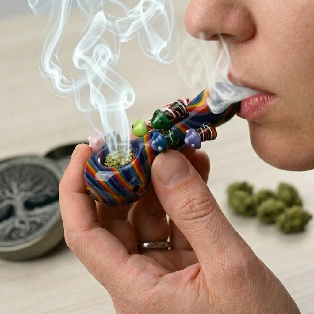 Yggdrasil Grinder + Premium Glass Pipe Set