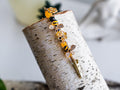 Honey bee wand cigarette holder with yellow and black bead design