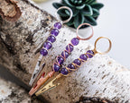 Purple beaded wand cigarette holder finish assortment