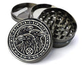 Norse Ravens Herb Grinder - grey open product view