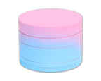 Cotton Candy Ombre Herb Grinder - closed front view