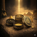 Egyptian Pyramid Eye Herb Grinder - open staged product view