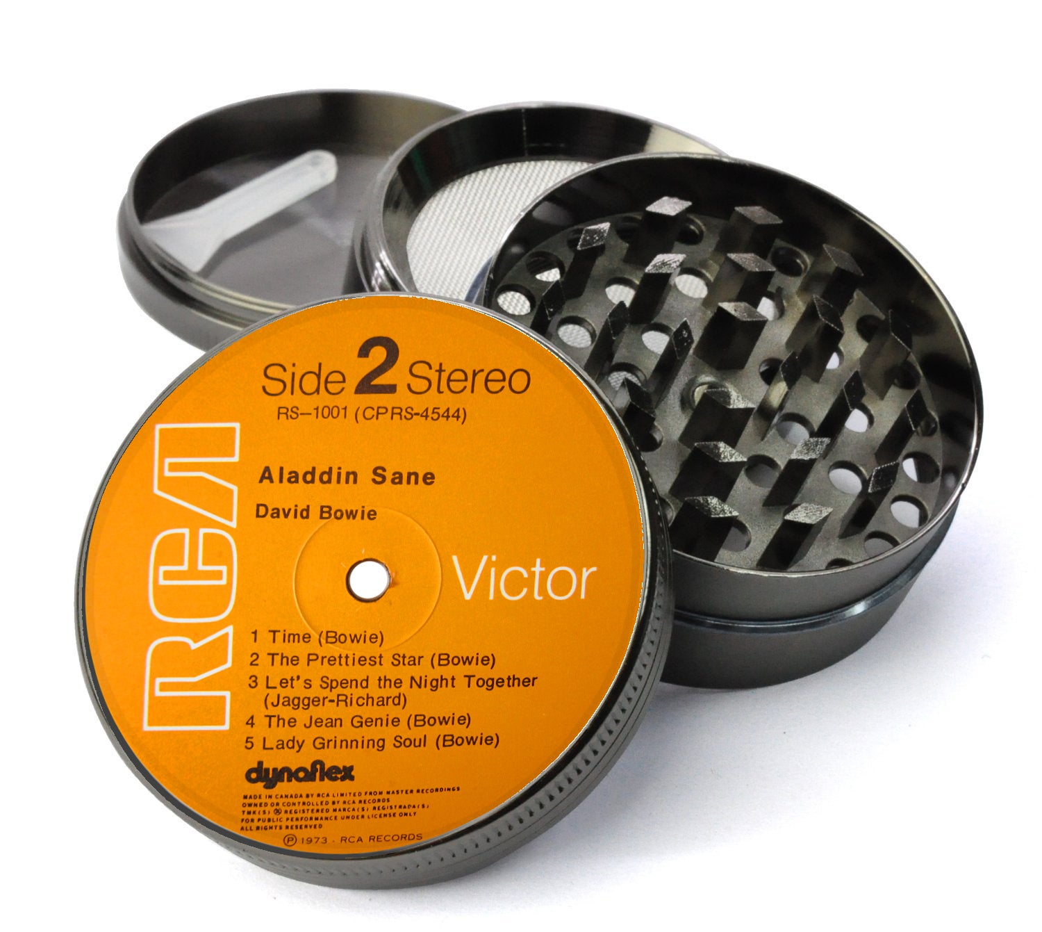 goldfish bowl extra large 5 piece spice herb grinder with microfine ...