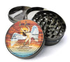 Led Zeppelin Vinyl LP Label - Physical Graffiti - Deluxe Metal 5 Piece Herb Grinder With Microfine Screen