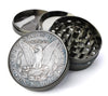 Silver Dollar Eagle Extra Large 5 Piece Spice & Herb Grinder With Microfine Screen