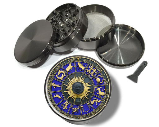 Astrological Clock Signs of the Zodiac Spice Grinder