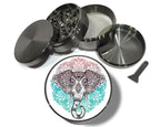 Elephant Colorful Mandala Spice Grinder