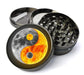 Yin Yang Sun And Moon Extra Large 5 Piece Spice  Herb Grinder with / Catcher - Expression Tees