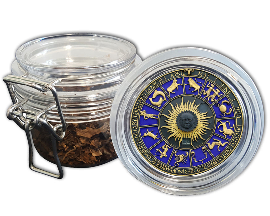 Astrological Clock Signs of the Zodiac Spice Grinder