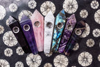 Amethyst Crystal Wand | Hand-Carved Natural Gemstone Display Piece with Gift Box